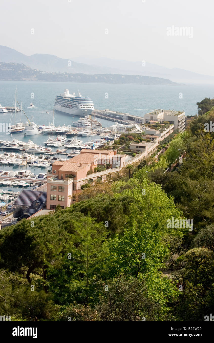 Monacos harbour Stock Photo