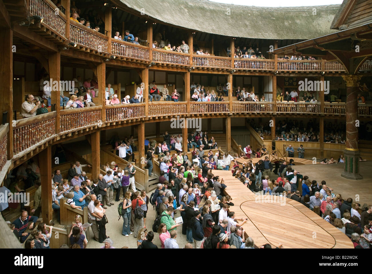 England London Globe theatre Stock Photo