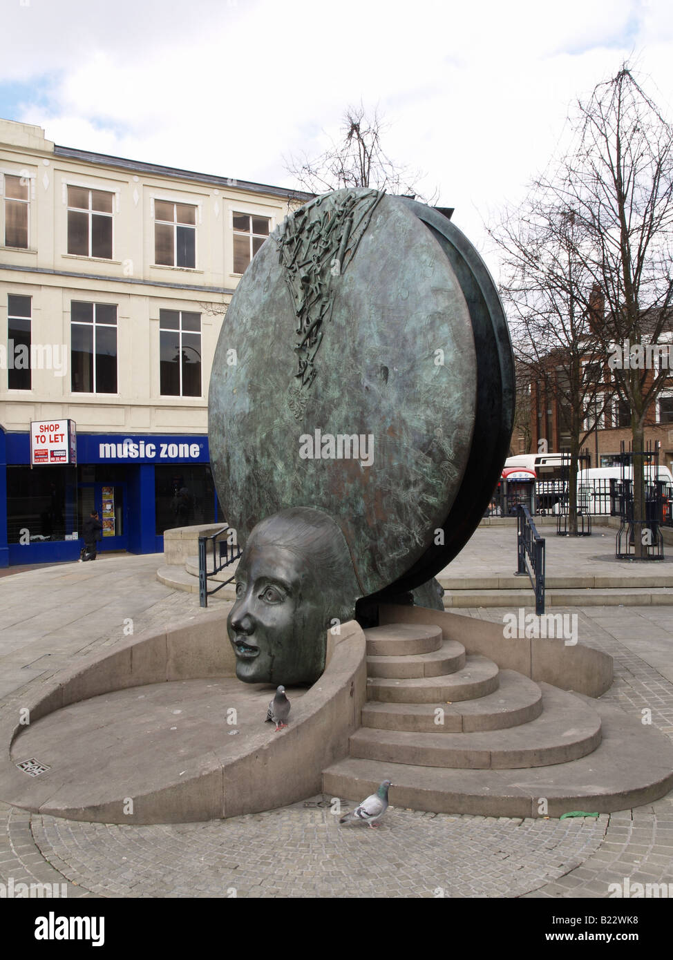 Public Art in Walsall Town Centre, West Midlands, UK Stock Photo