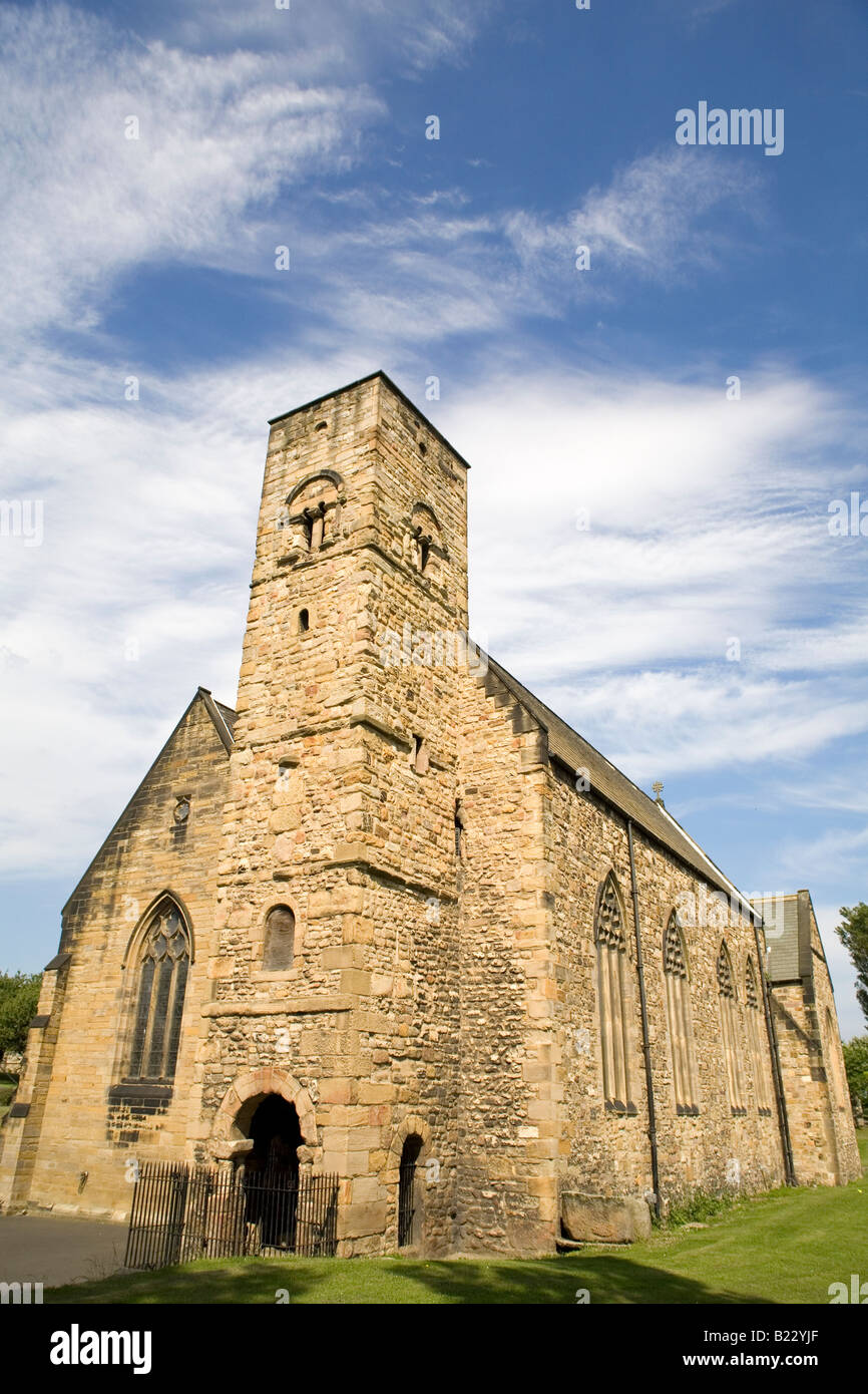 St Peter's Church in Sunderland, England. The church dates back to 674 AD and was part of a