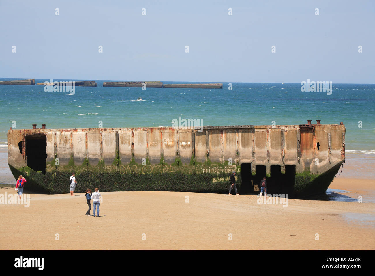 Arromanches Les Bains France Stock Photo Alamy