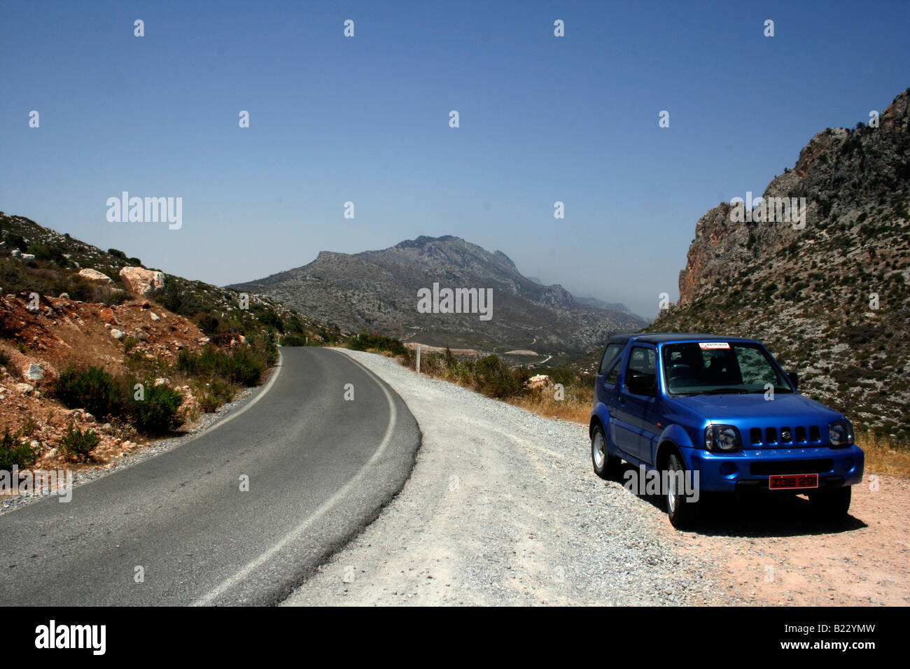 The Road to Sourp Magar Monastery Stock Photo