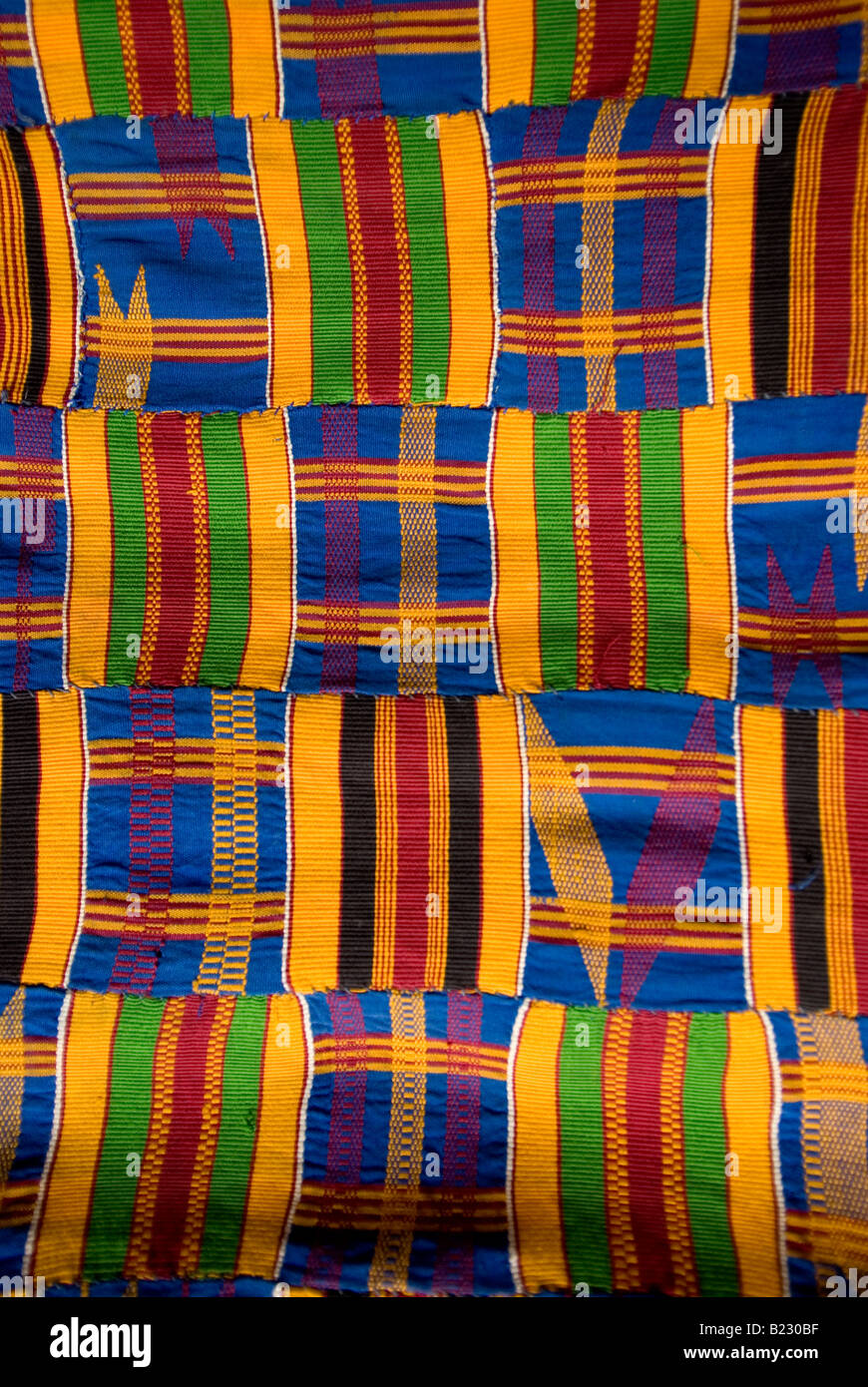 kente cloth ghana africa Stock Photo - Alamy