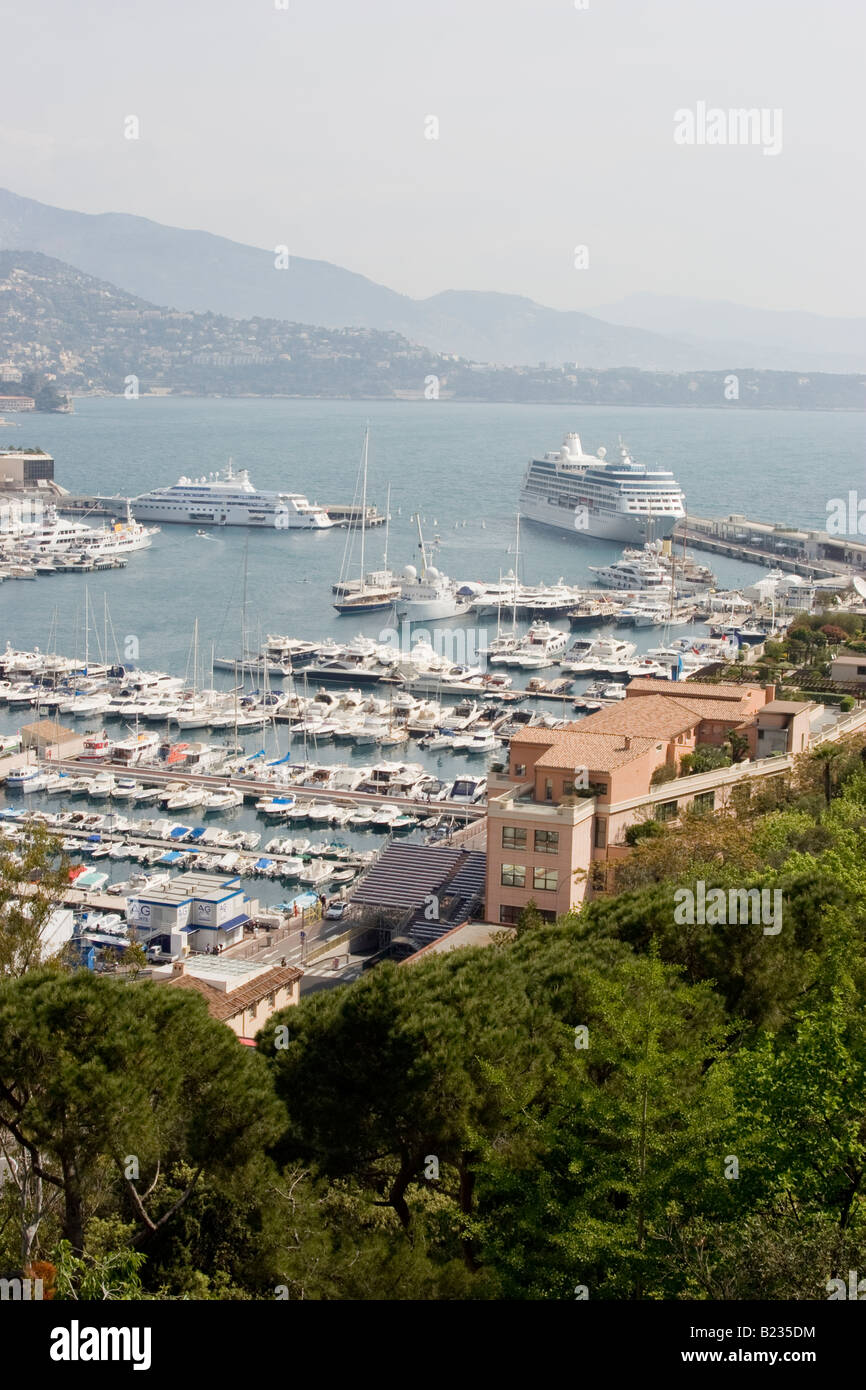 Monacos harbour Stock Photo