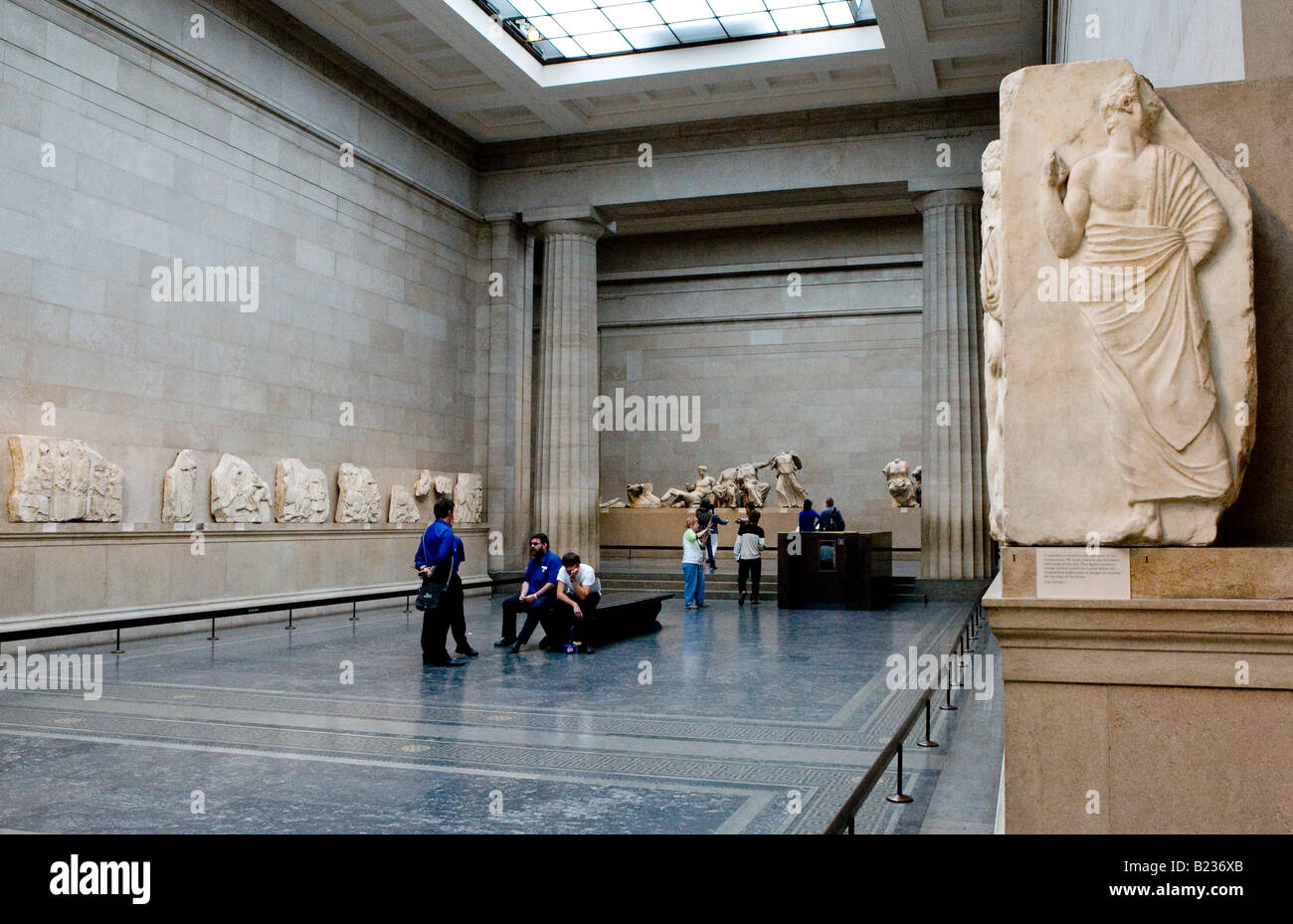 The Parthenon Frieze The British Museum London UK Europe Stock Photo ...