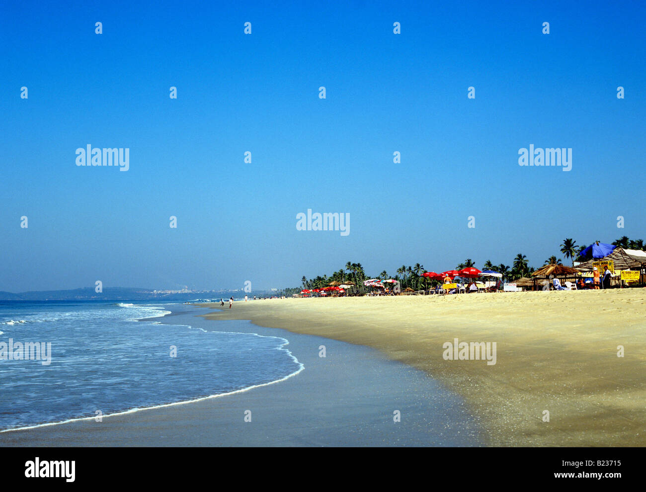 1009 Majorda Beach Goa State India Stock Photo