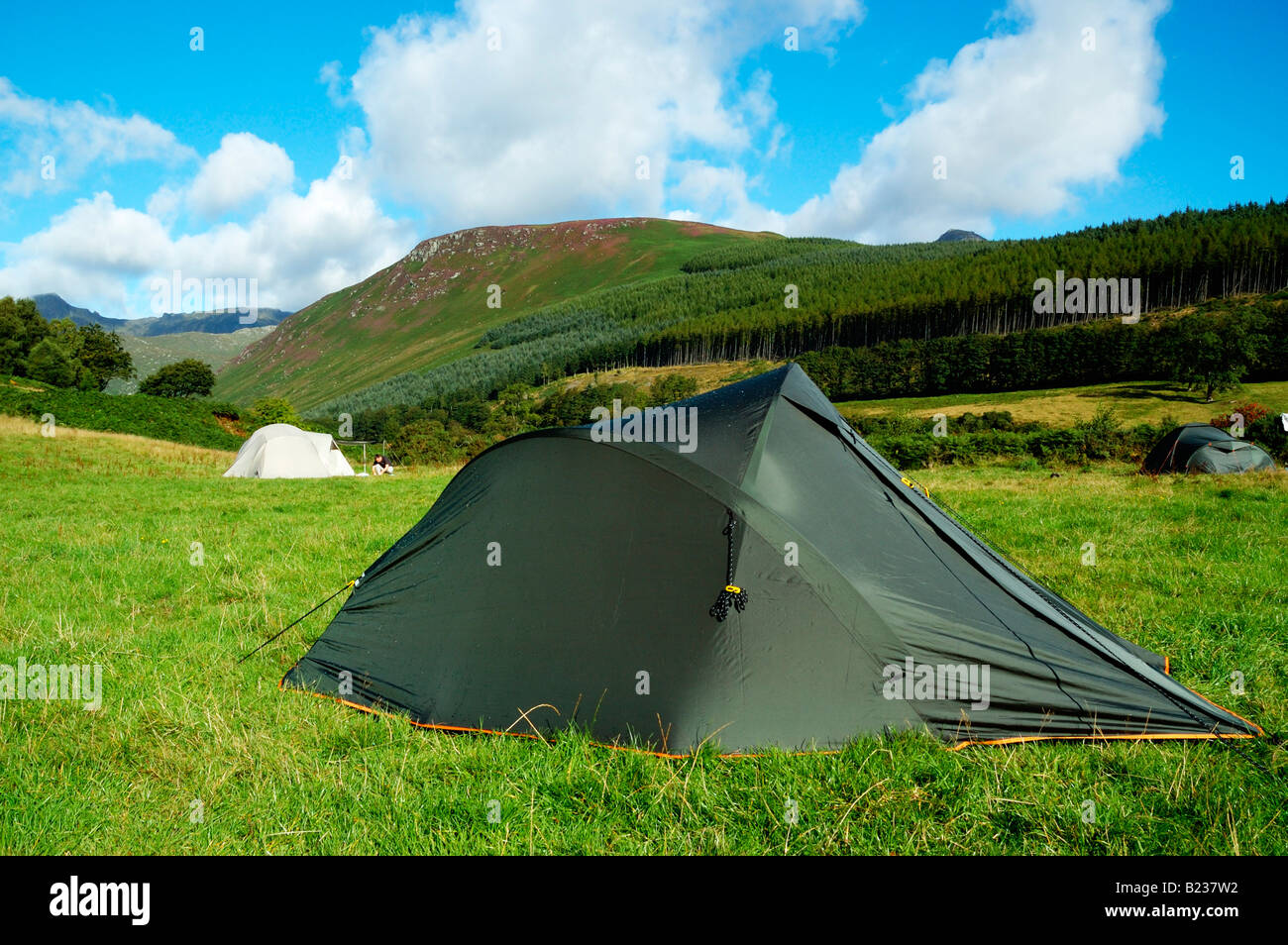 A tent pitched in the glorious, if basic, campsite of Glen Rosa on the Isle  of Arran, Scotland Stock Photo - Alamy