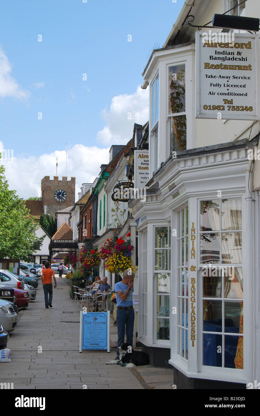 buildings, Broad Street, New Alresford, Hampshire, England, United Kingdom Stock Photo