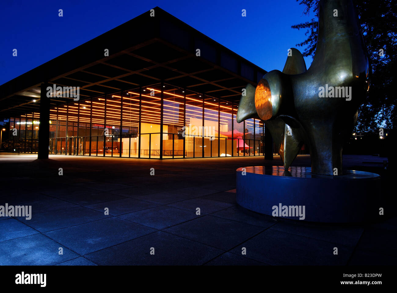 Bauhaus, National Gallery Berlin, 19651968, 1968, am, architecture