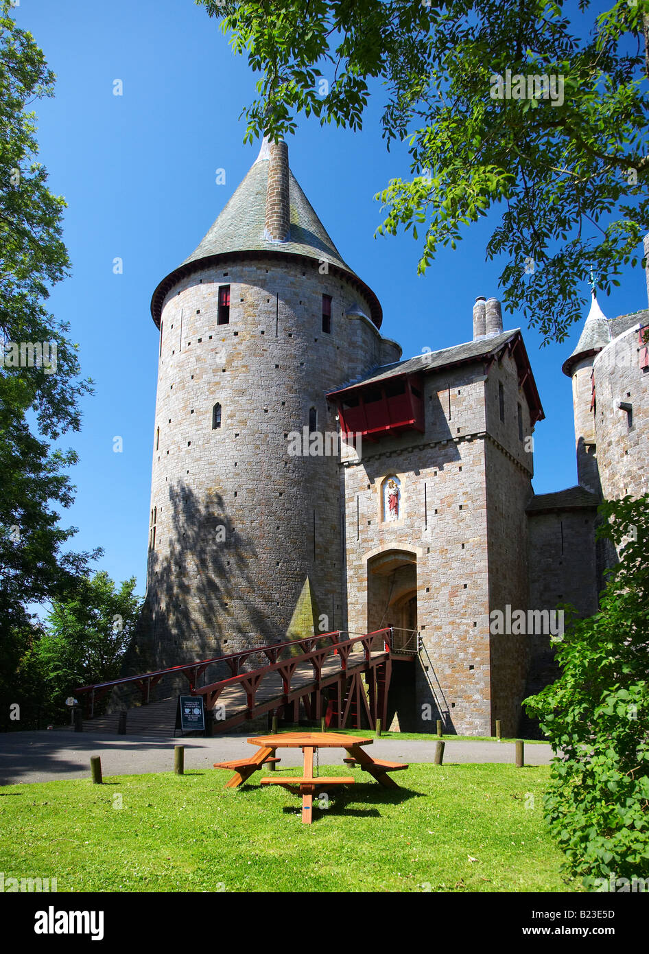 Castell Coch, (Red Castle), Tongwynlais, Wales, UK Stock Photo