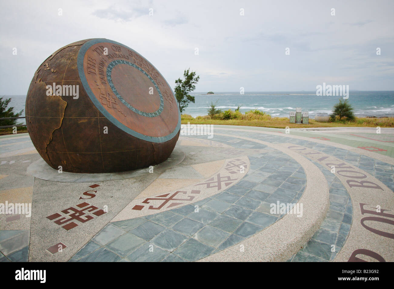 The Tip of Borneo the most northern tip of mainland Borneo near Kudat Sabah Malaysia Stock Photo