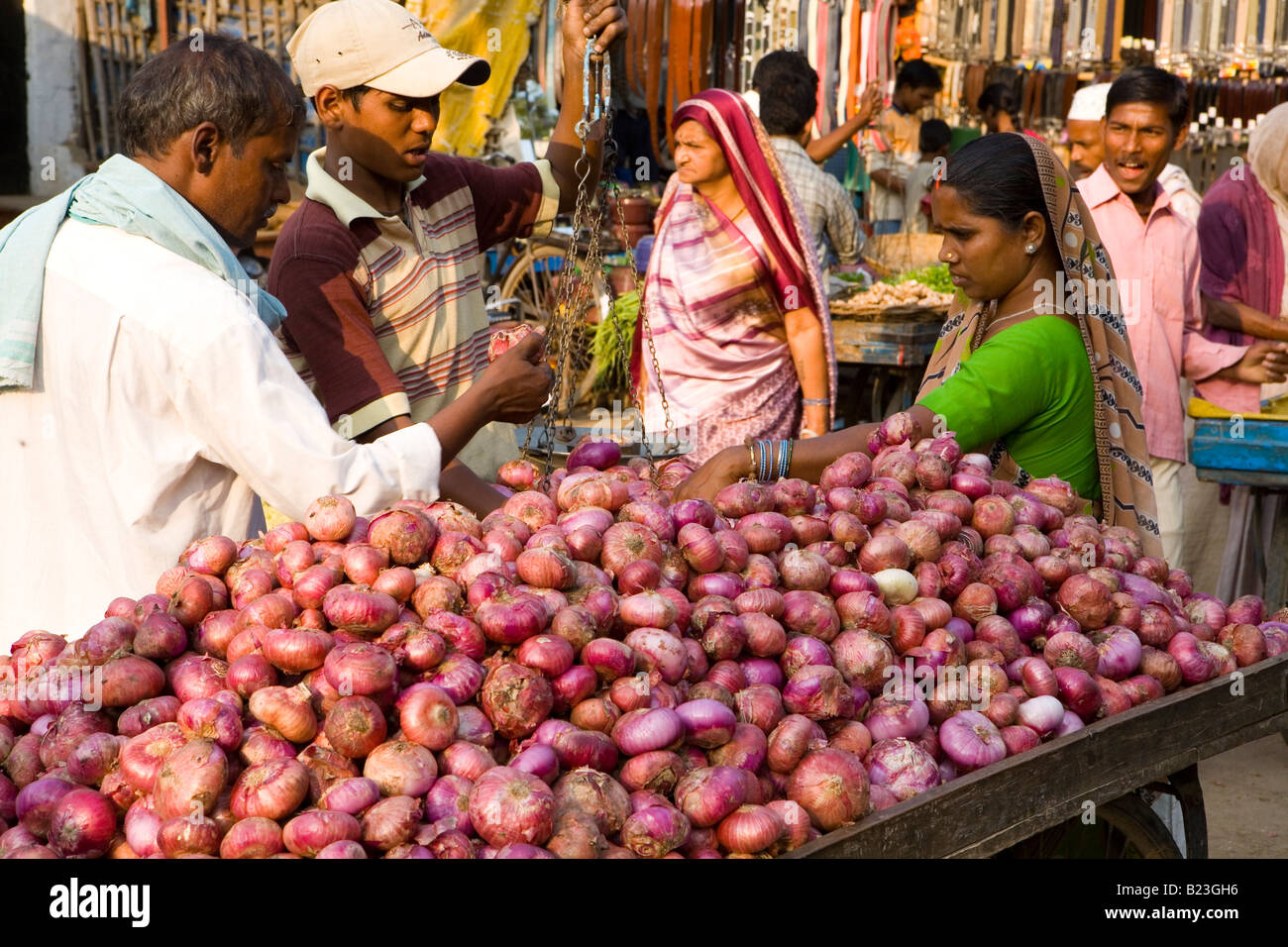 Vegetable Sale, Varanasi, India Stock Photo Alamy