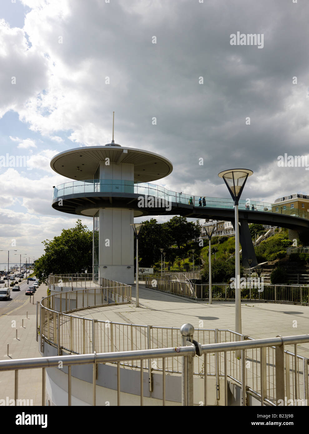 The new seafront lift at Southend Essex Stock Photo