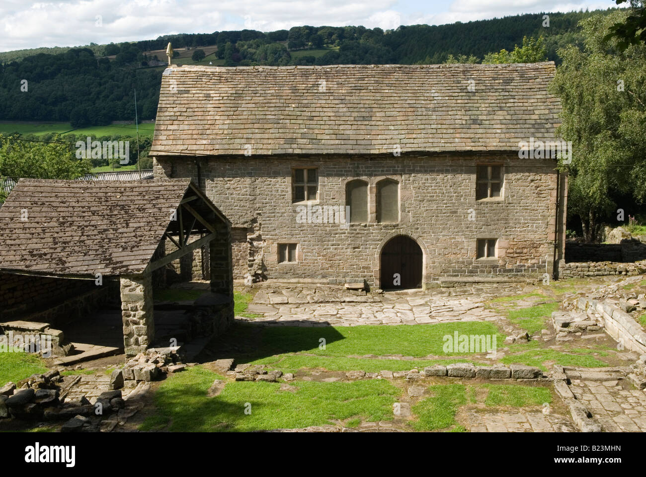Peak District "Hope Valley" UK Padley Chapel Grindleford Derbyshire UK