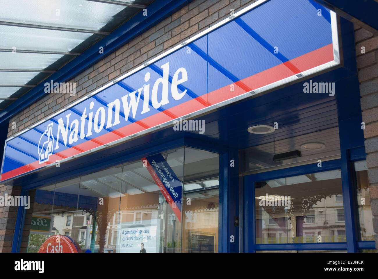 Nationwide Building Society Branch Front Stock Photo
