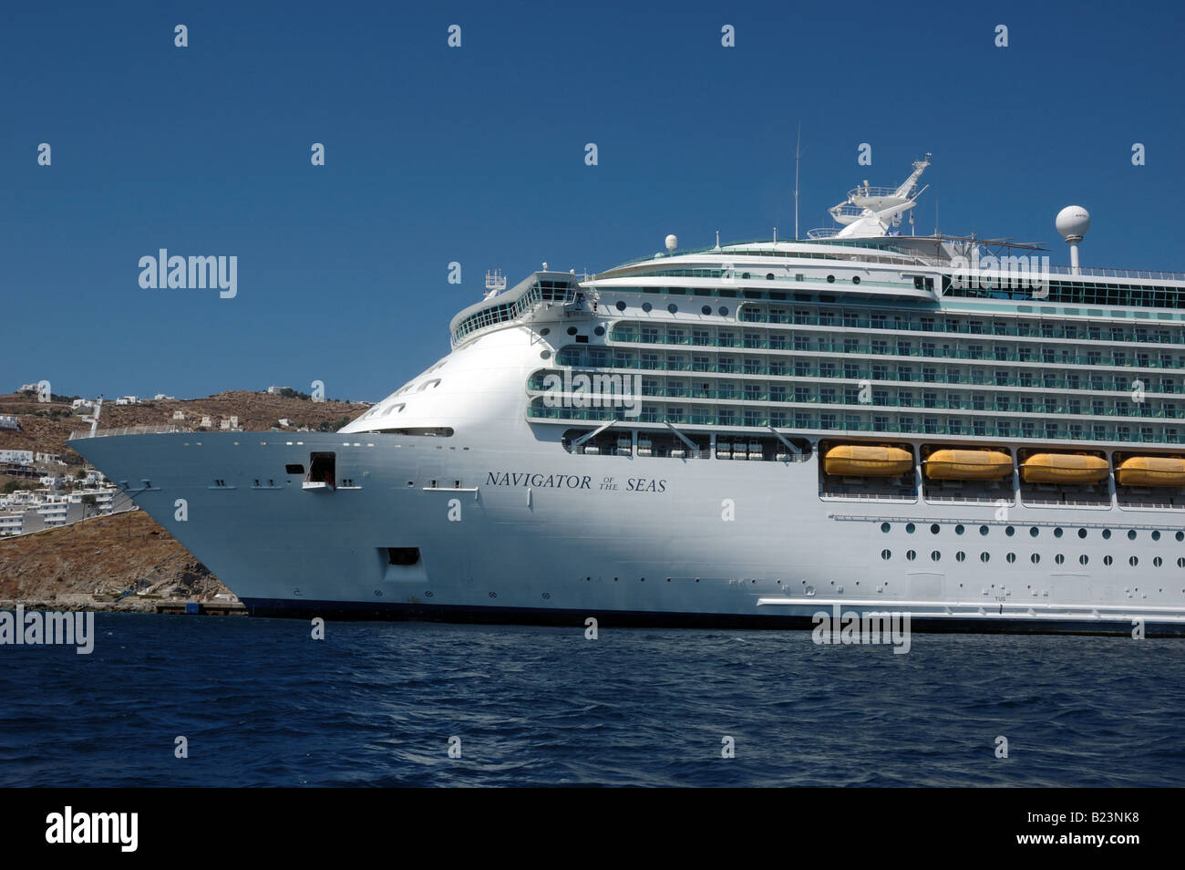 Bow Of Navigator Of The Seas Stock Photo Alamy