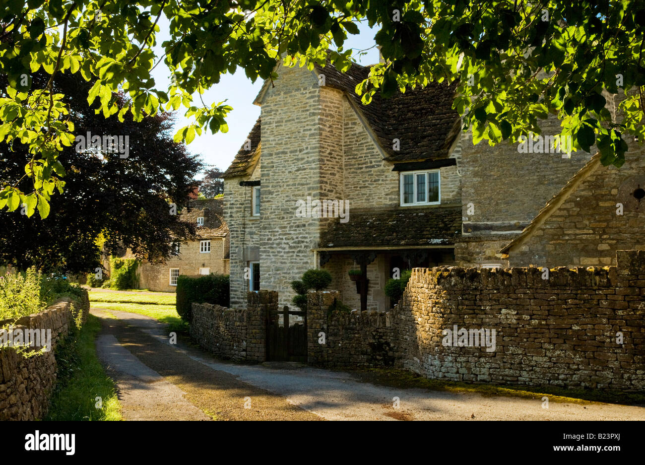 The old Mill House in Church Walk, Ashton Keynes, Wiltshire, England