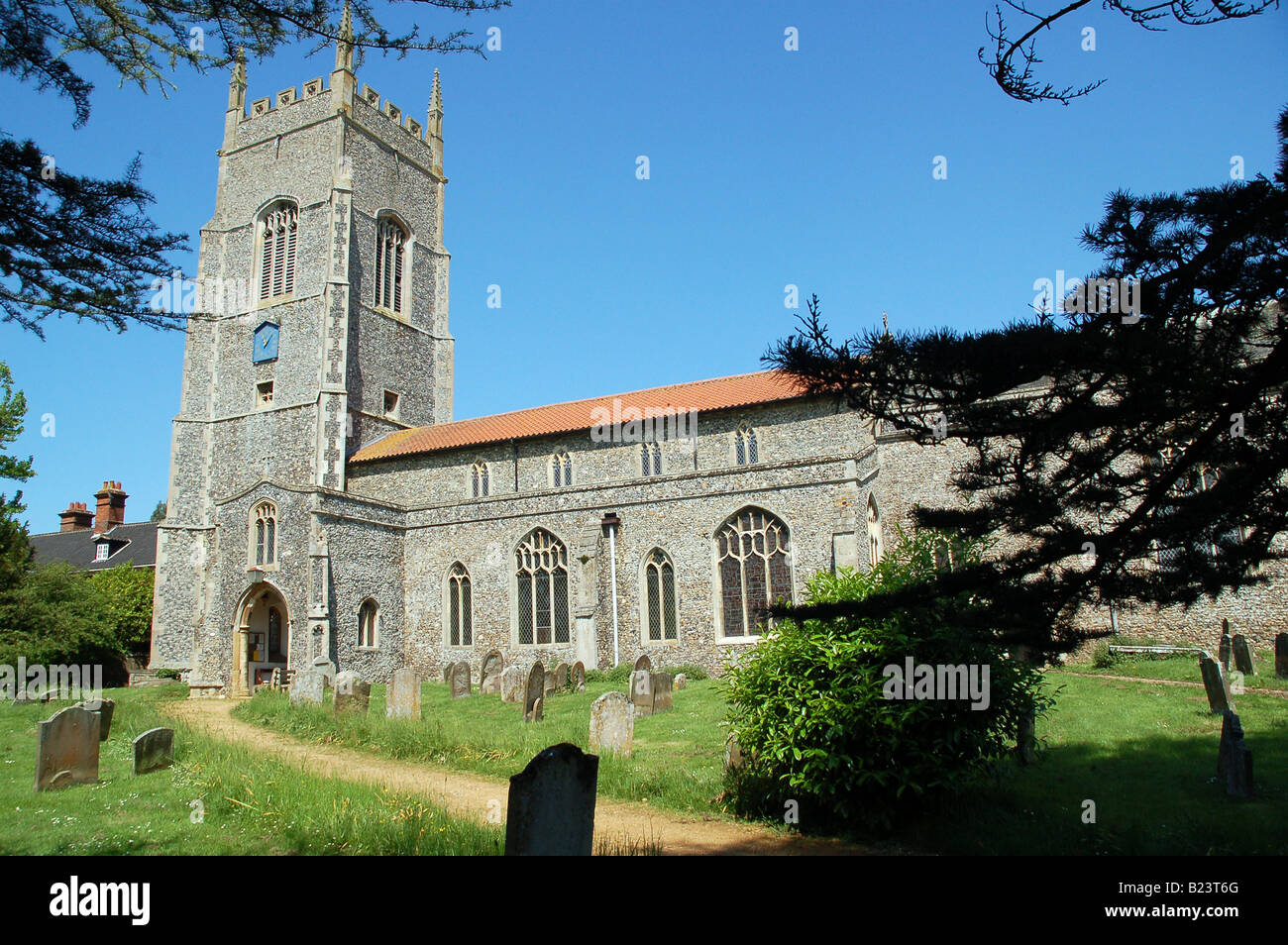 St George's Church in Saham Toney in Norfolk England UK Stock Photo