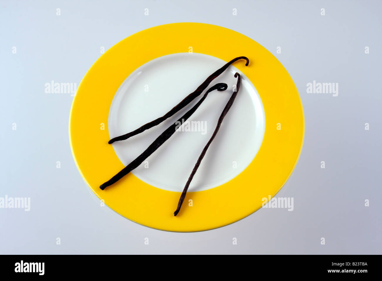 vanilla beans or pods Stock Photo