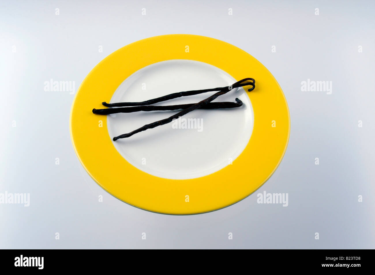 vanilla beans or pods Stock Photo