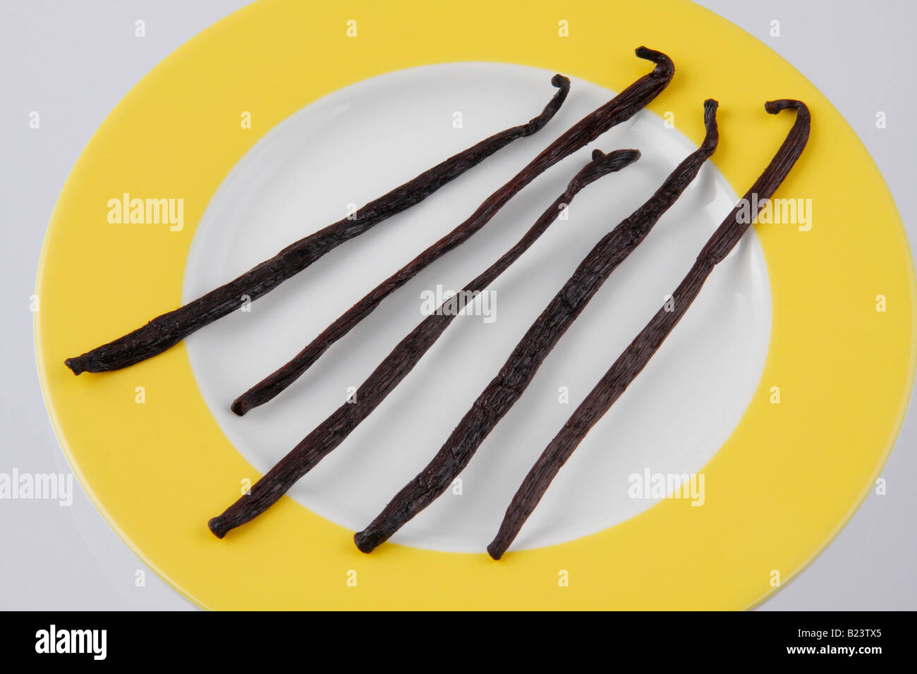 vanilla beans or pods Stock Photo Alamy