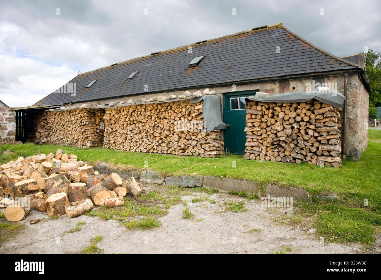 Scottish Timber Industry, Scotland uk Stock Photo Alamy