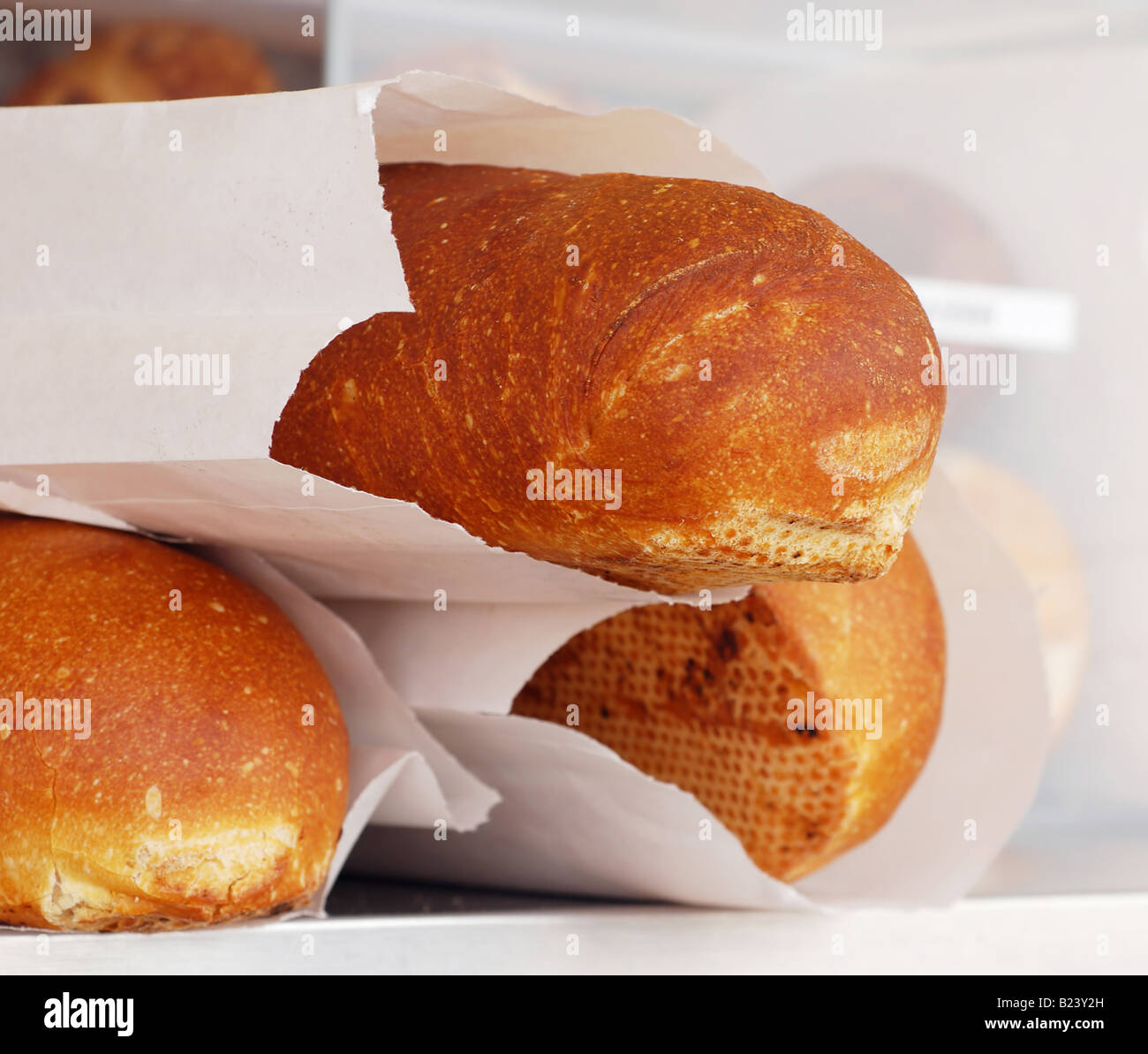 Fresh sourdough bread for sale at an outdoor market Stock Photo Alamy