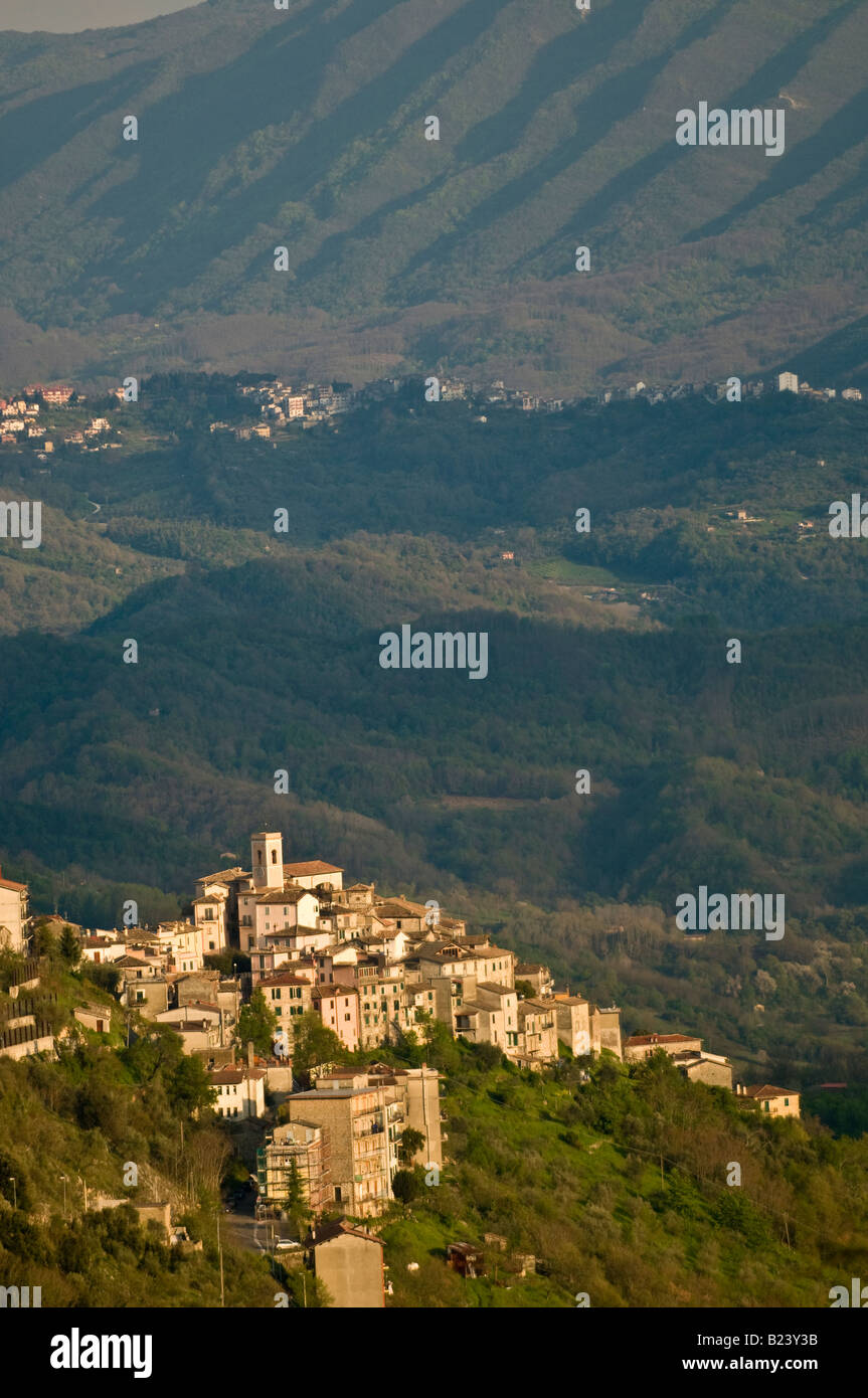 Rocca Canterano, Aniene River Valley, Lazio, Italy Stock Photo