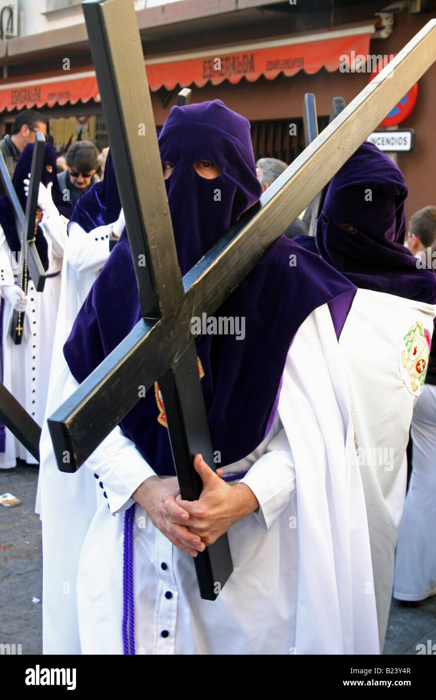 Penitent easter seville spain hi-res stock photography and images - Alamy