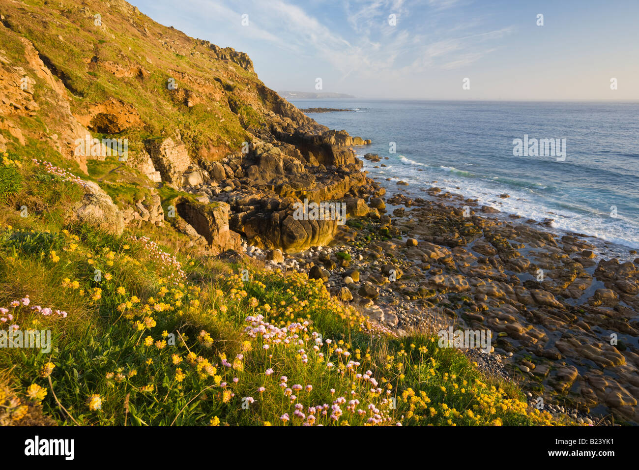 Progo Cove Cot Valley Cornwall UK Stock Photo Alamy