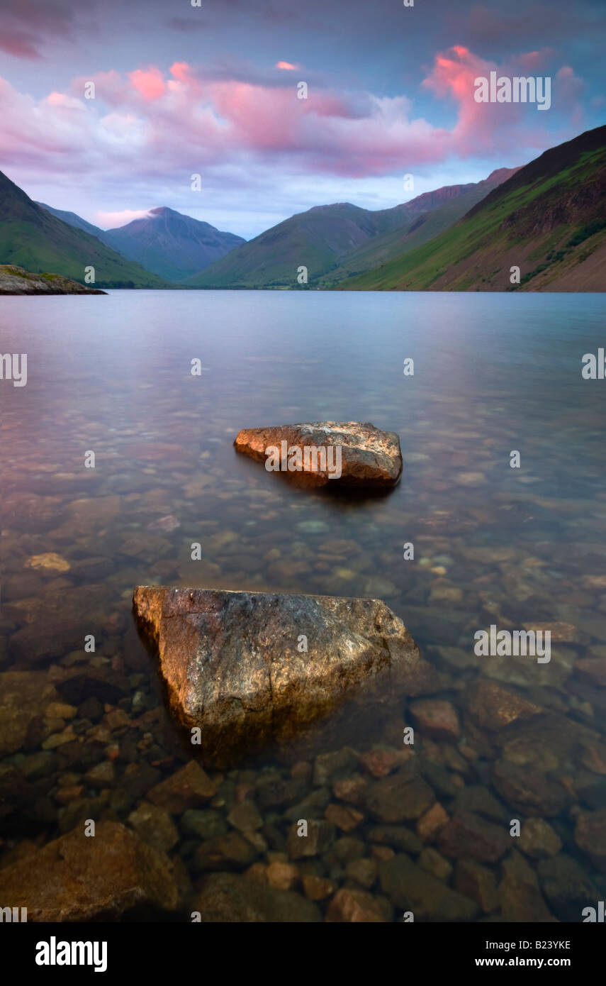 Wast Water, Lake District, National Park Cumbria UK GB EU Europe Stock Photo
