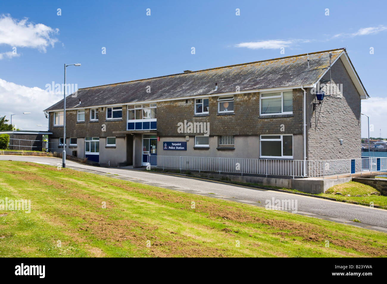 Torpoint Police Station Cornwall UK Stock Photo