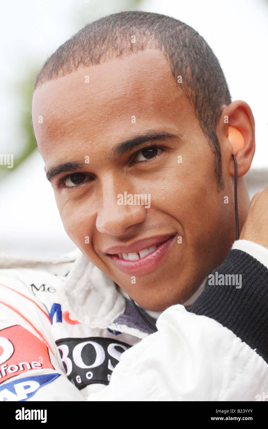 LEWIS HAMILTON AT GOODWOOD Stock Photo - Alamy