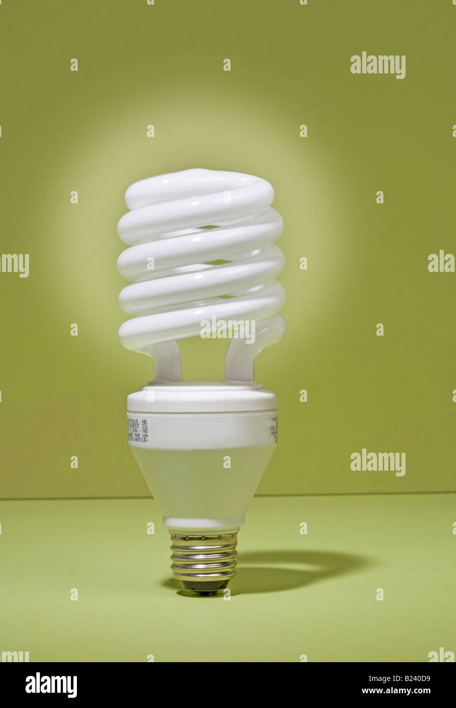 compact fluorescent lamp CFL lightbulb Stock Photo Alamy