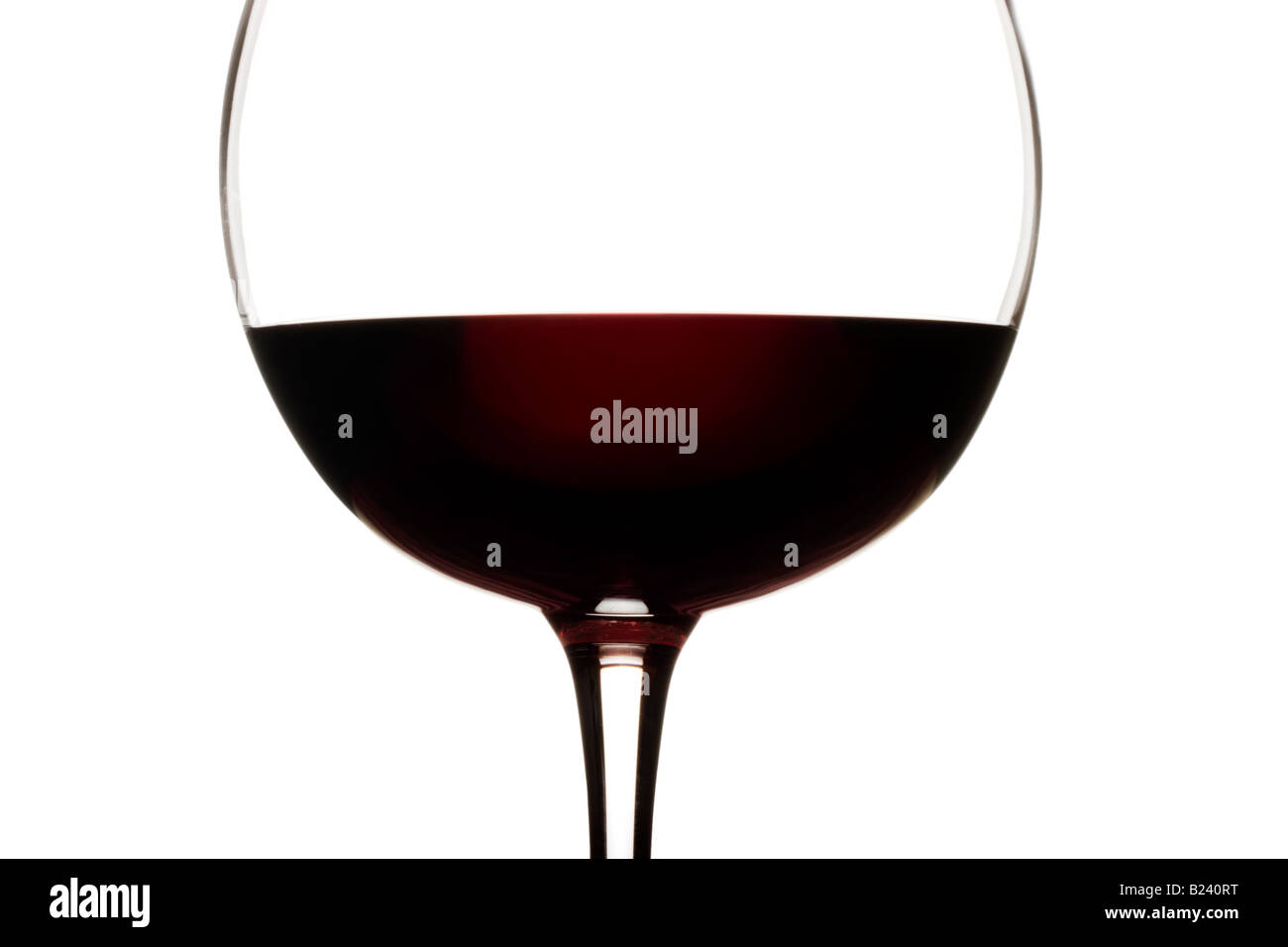 Glass of red wine Stock Photo Alamy