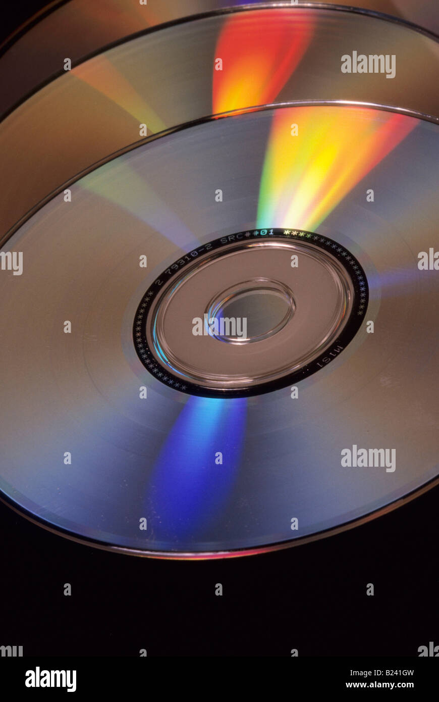 COMPACT DISCS DIGITAL STORAGE CDs DVDs Stock Photo Alamy