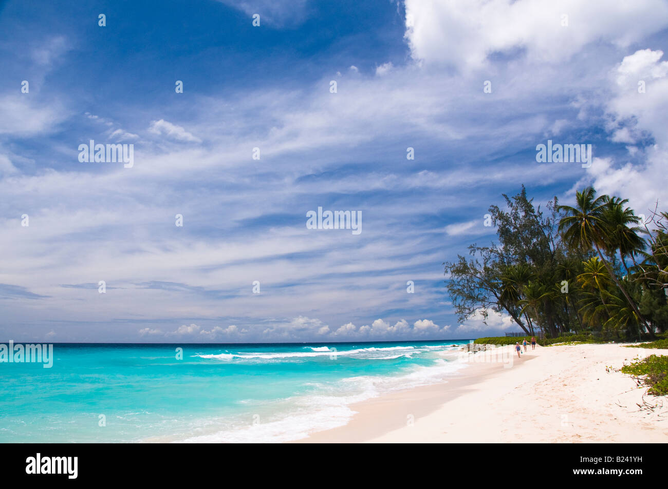 Rockley Beach also known as Accra Beach on the South Coast of Barbados West Indies March 2008 Stock Photo
