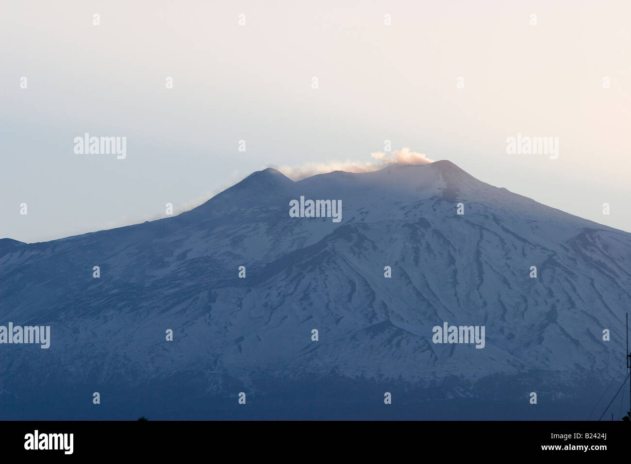 Vulcan Etna Stock Photo