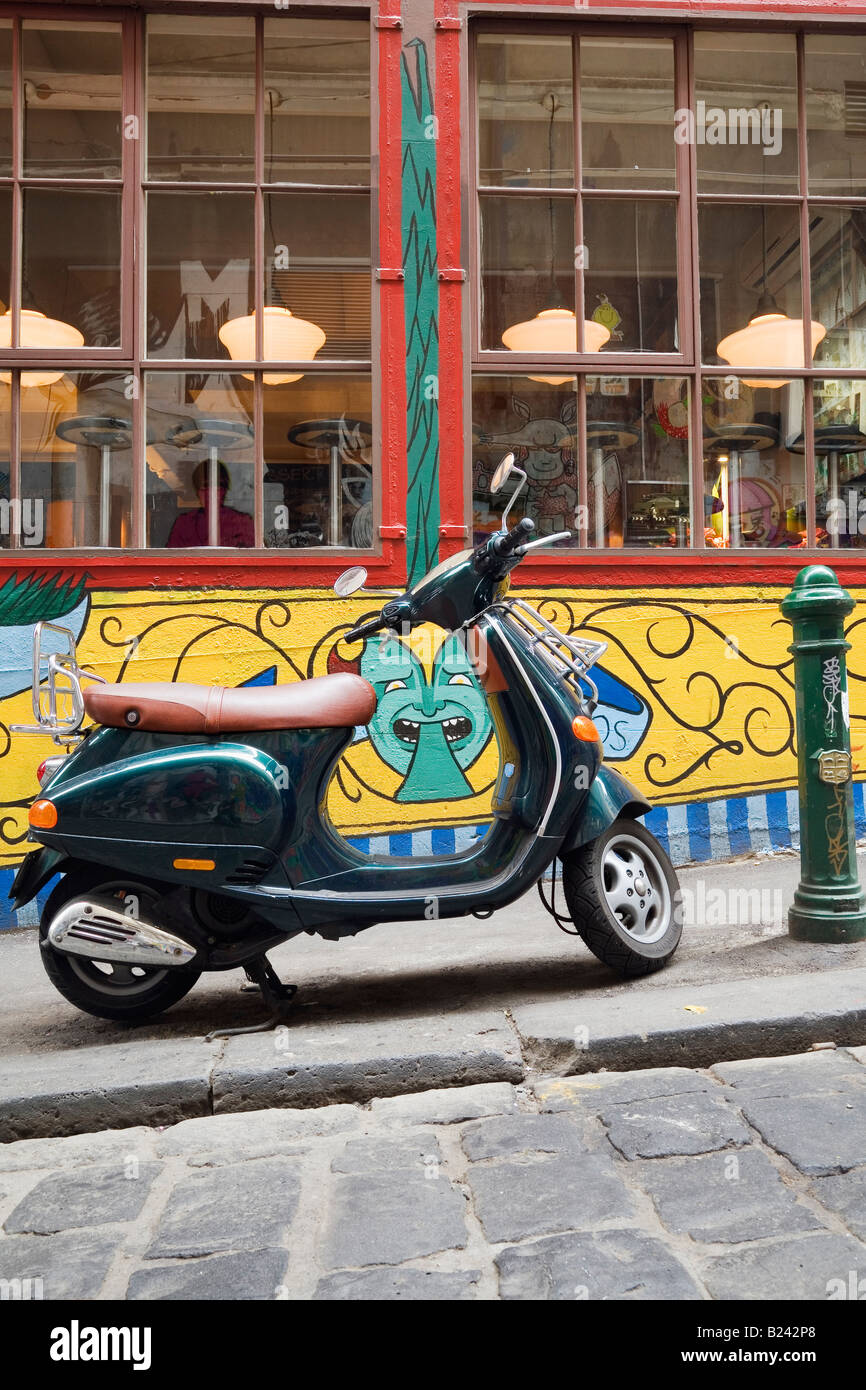 Melbourne scooter hires stock photography and images Alamy