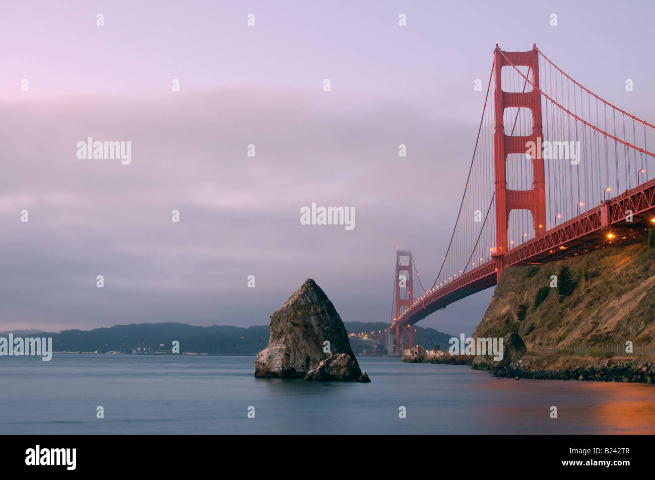 Golden Gate bridge as seen from Fort Baker Sausalito Stock Photo Alamy