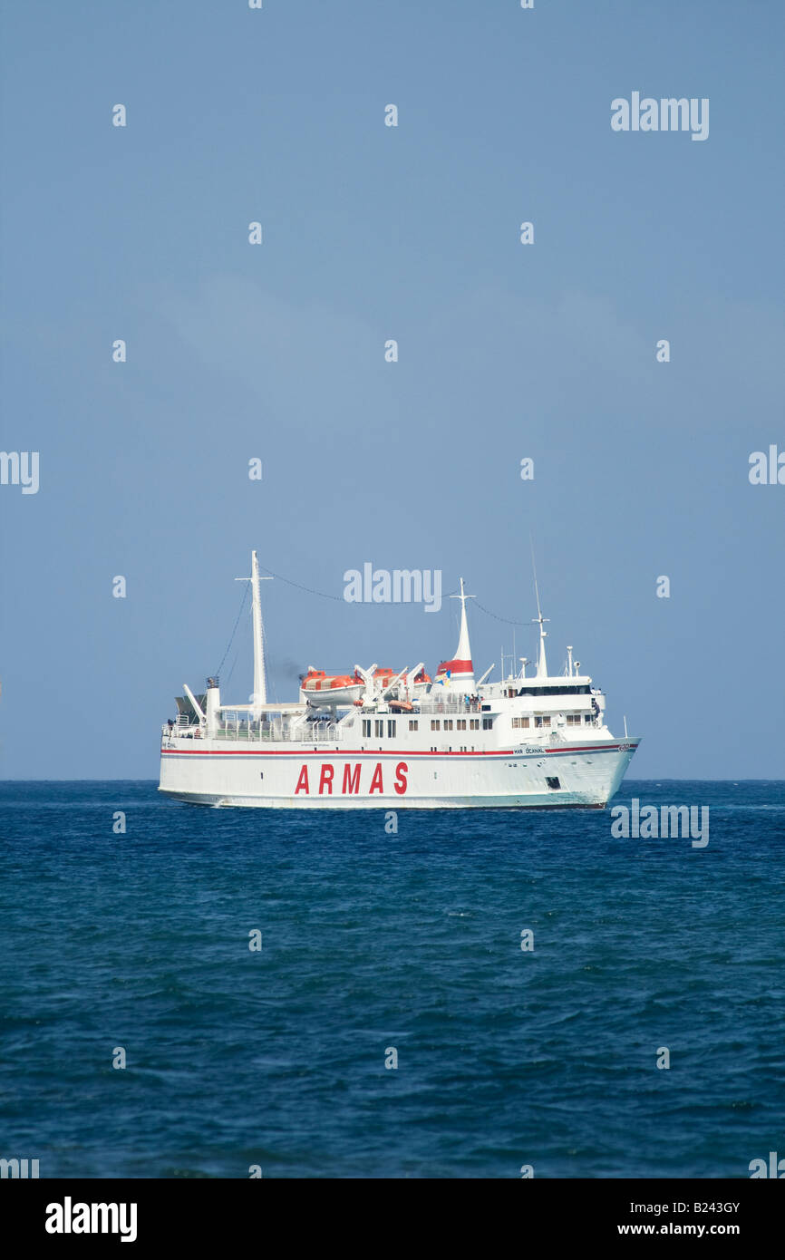 The ferry that travels between Sao Vicente and Santo Antao in Cape Verde  Stock Photo - Alamy