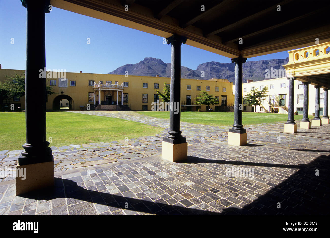 Cape Town, South Africa, history, architecture, buildings, courtyard in Castle of Good Hope, historical fort of Dutch East India Company Stock Photo