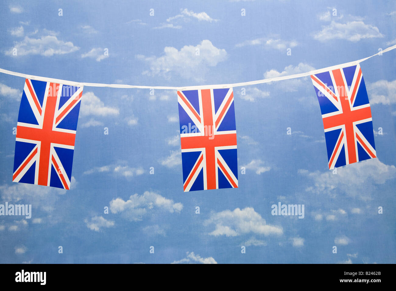 British flags Stock Photo