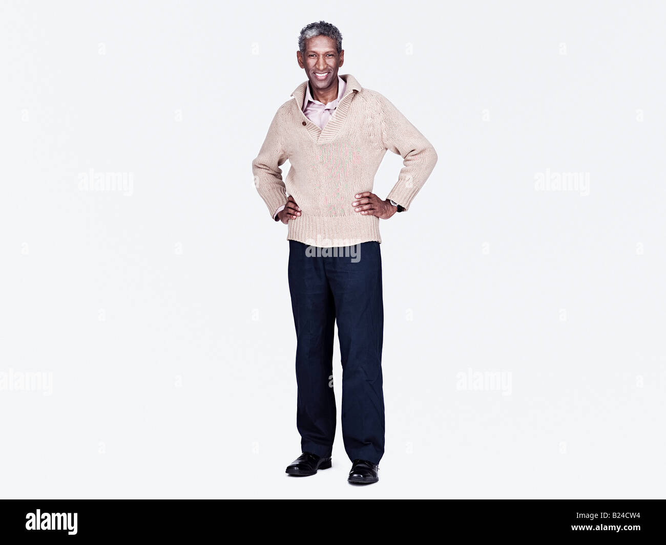 Full length portrait mature man hi-res stock photography and images - Alamy