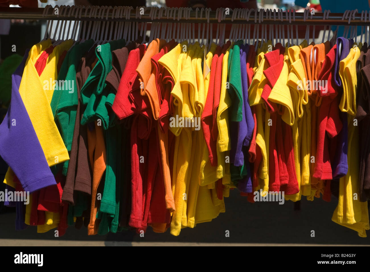 Children s clothing for sale at the trendy Brooklyn Flea in the neighborhood of Clinton Hill in