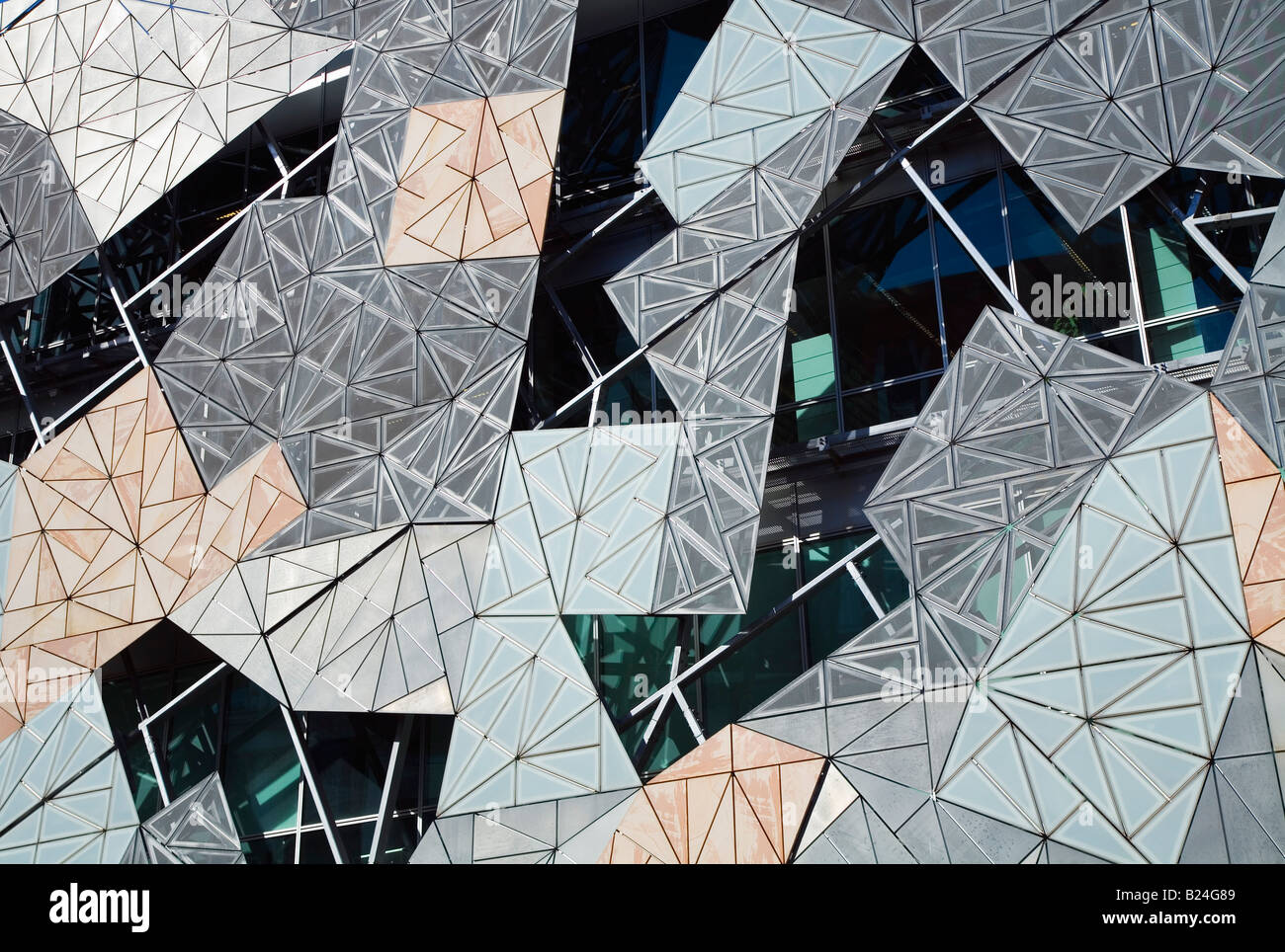 Federation Square Melbourne Victoria AUSTRALIA Stock Photo Alamy