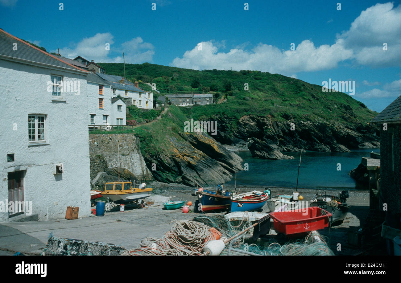 fishing village UK Stock Photo Alamy