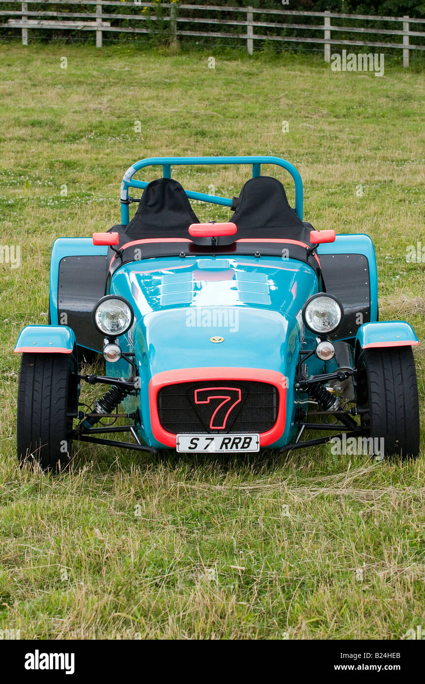 Caterham 7 kit car parked in a field Stock Photo Alamy