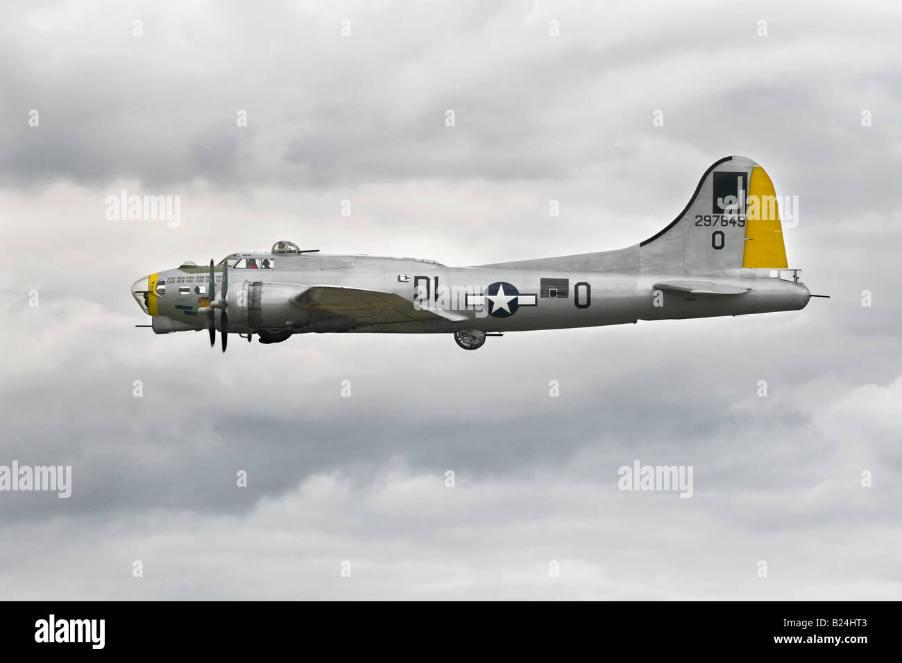 Boeing B17G Flying Fortresss Liberty Belle Stock Photo