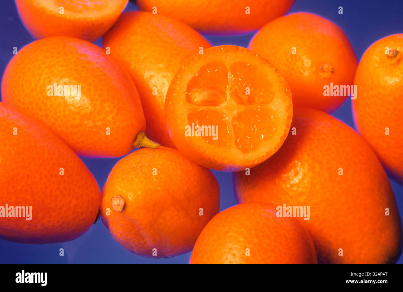 KUMQUATS SMALL CITRUS FRUIT USED AS PRESERVE Stock Photo Alamy
